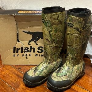 Irish Setter Men’s Insulated Hunting Boots, sz 8.